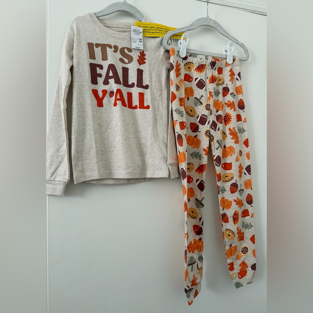 The Children's Place Holiday Fall Pajama Sets, 100% Cotton 5T NWT